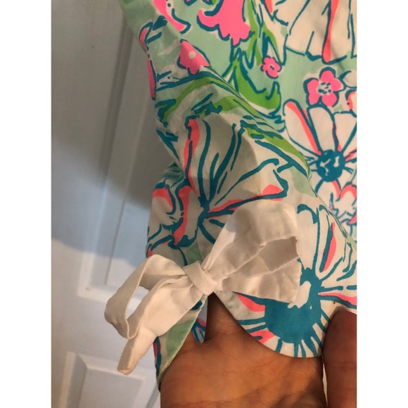 Lily Pulitzer Dress with Side Bows - Picture 3 of 5